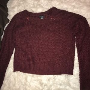 Cropped knitted sweater❤️